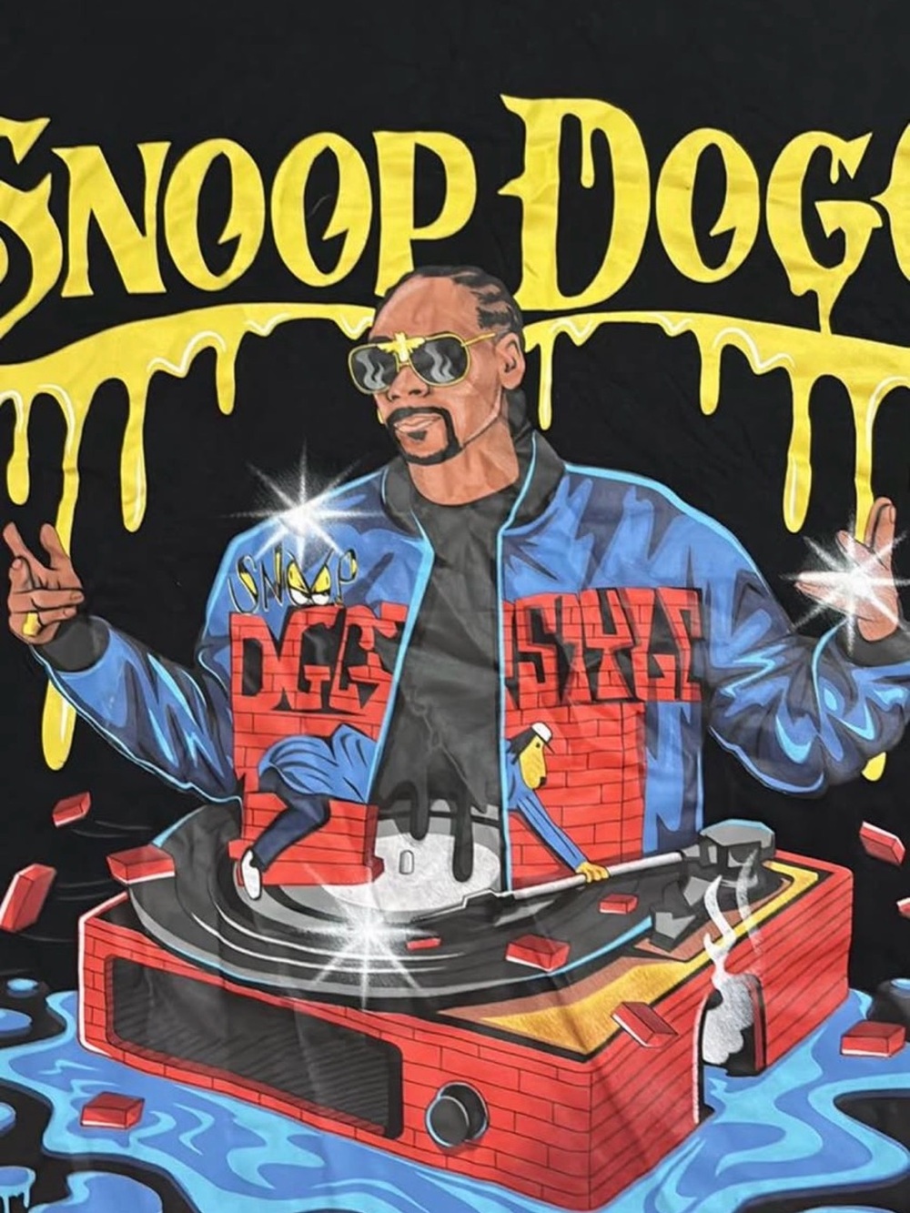 Black Graphic Snoop Dogg Tshirt